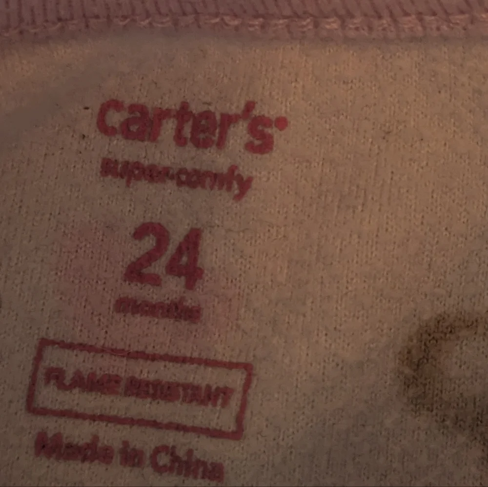 Carter's Pajama Lot Fleece Foot‎ Nightgowns Sizes Vary